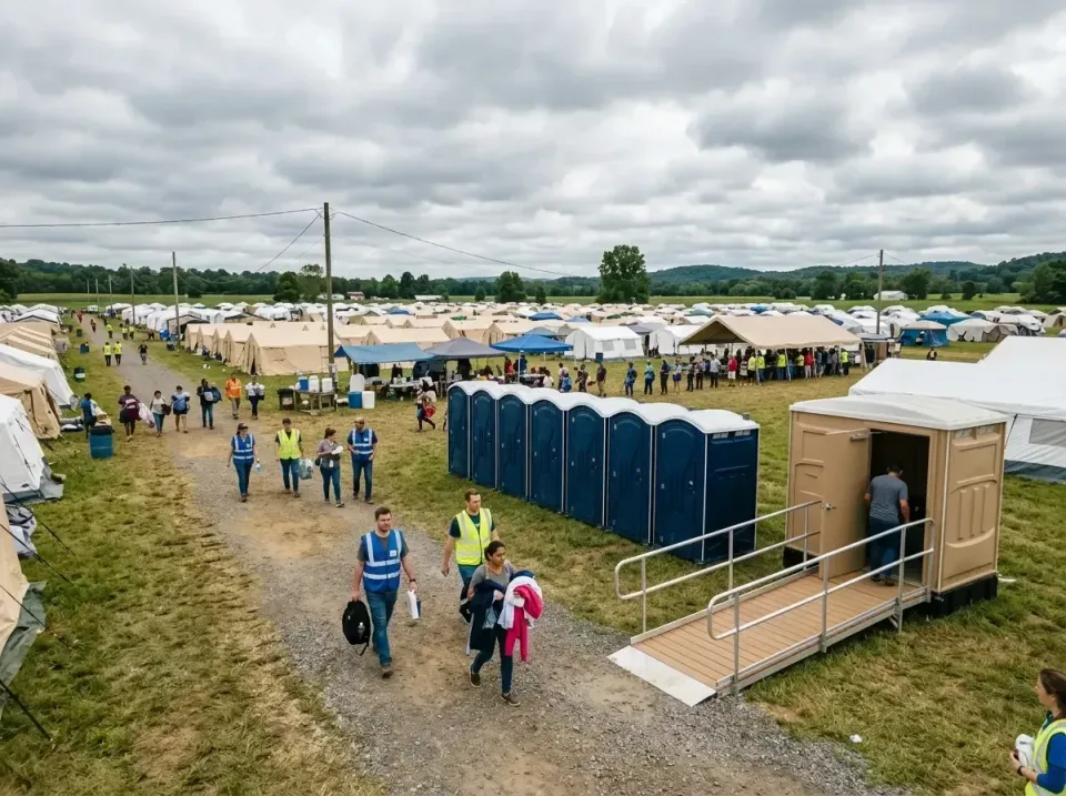 disaster-relief-camp-restrooms-010 — frequently asked questions, Dumpster & Portable Bathrooms Rental in Berne, IN